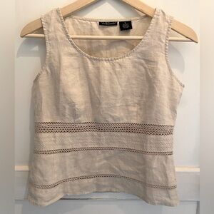 Amazing Vintage Willi Smith Linen Top & Skirt Set